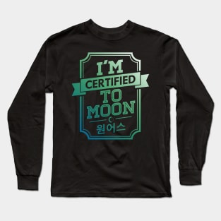 Certified ONEUS TO MOON Long Sleeve T-Shirt